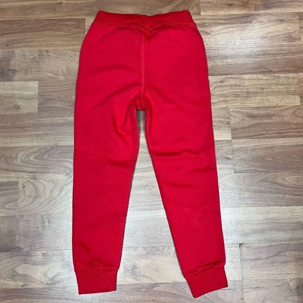 The Children's Place Fleece Jogger Pants Red Medium (7/8) NWT